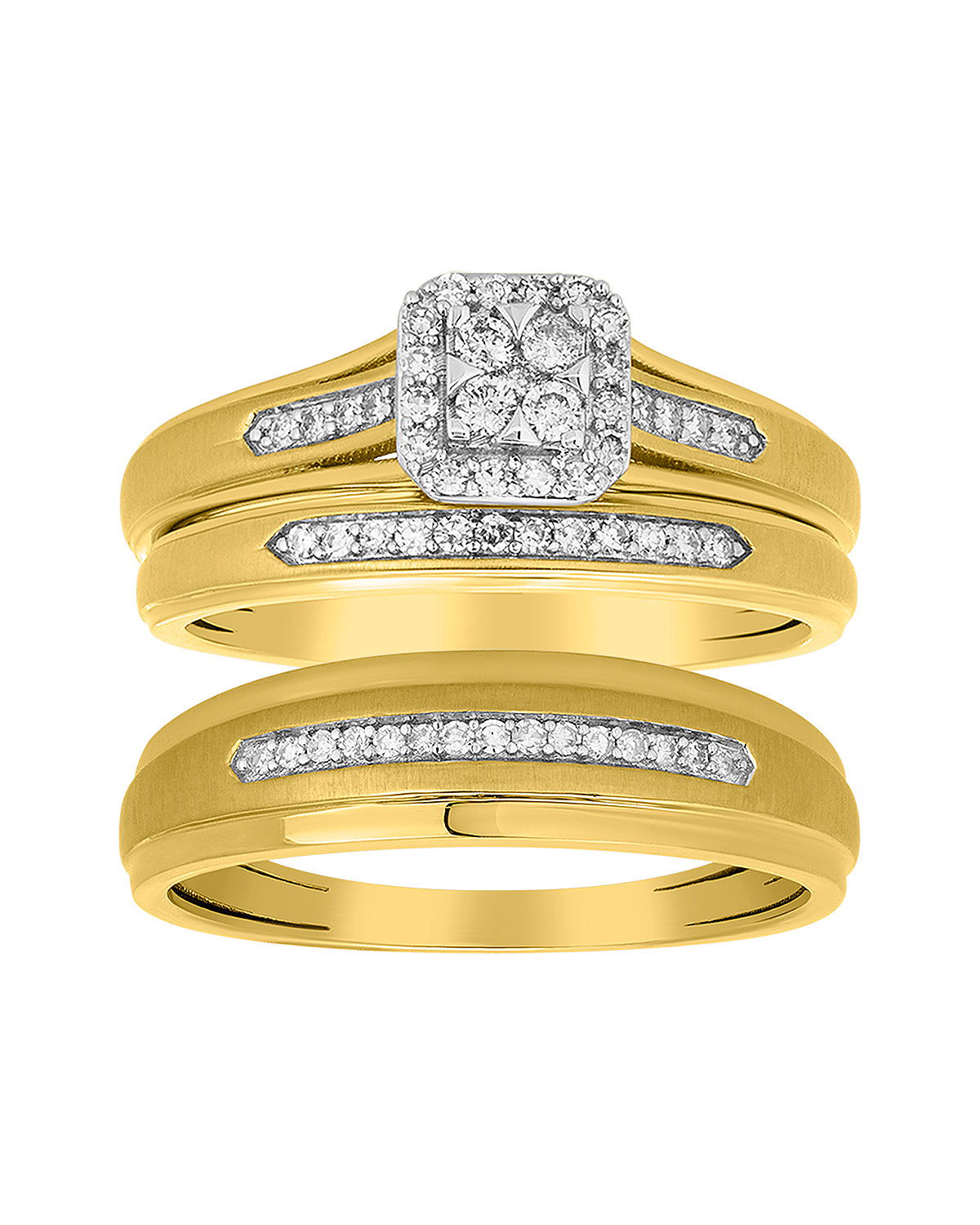 Woman showcasing Don Roberto Jeweler's bridal ring